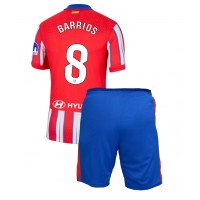 Atletico Madrid Pablo Barrios #8 Replica Home Minikit 2024-25 Short Sleeve (+ pants)